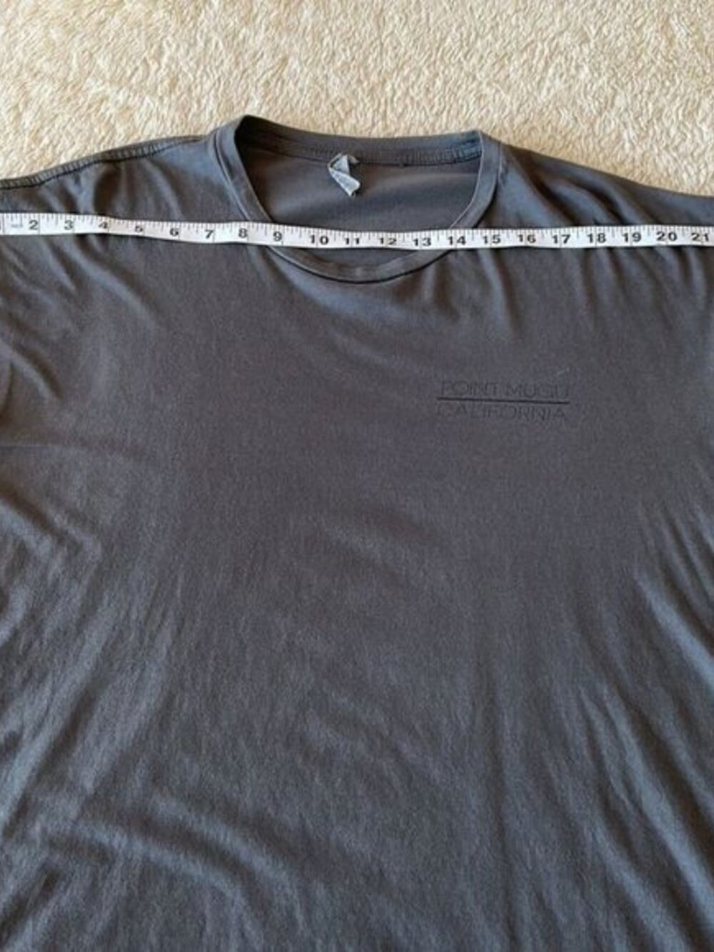 Point Mugu California short sleeve gray size XL - Picture 12 of 16